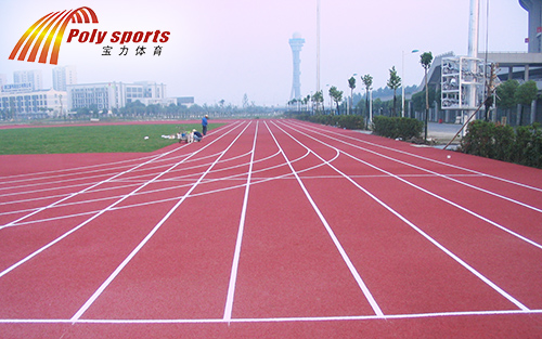 杭州寶力塑膠跑道施工廠家建設(shè)場(chǎng)地