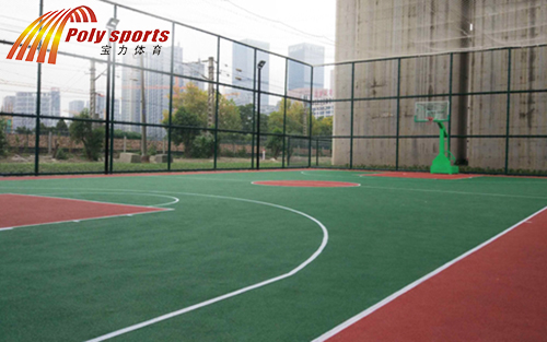 塑膠籃球場(chǎng)施工