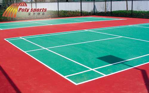 網(wǎng)球場施工