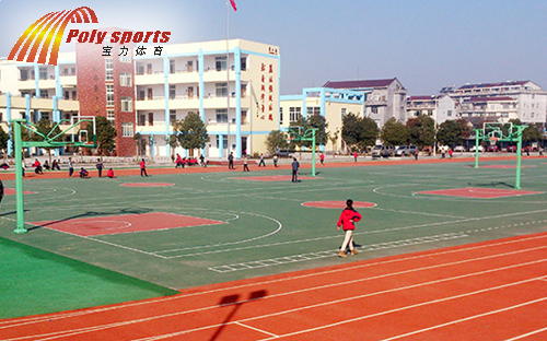 硅pu塑膠籃球場(chǎng)