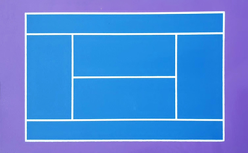 網(wǎng)球場平面圖