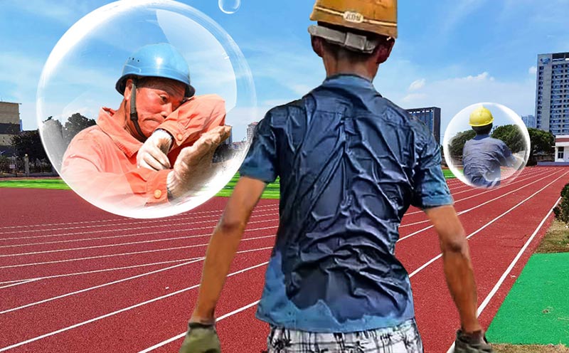 學(xué)校運動場地施工