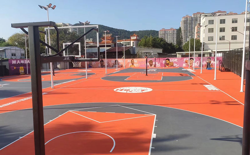 標(biāo)準(zhǔn)籃球場