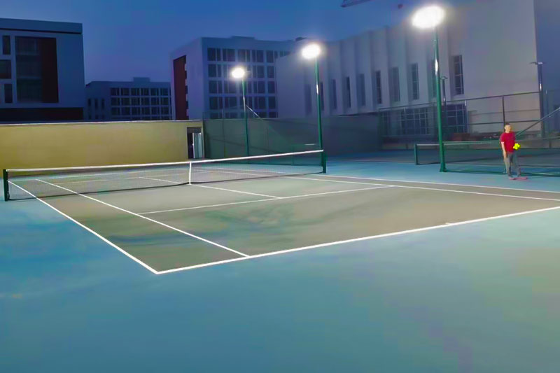 室外硅pu網(wǎng)球場