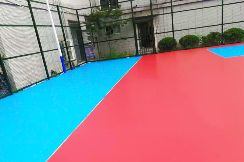籃球場(chǎng)塑膠面層