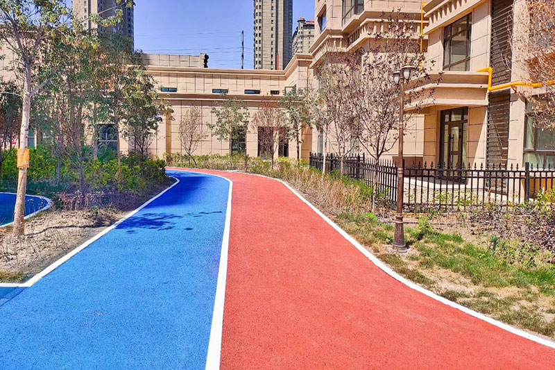 小區(qū)彩色塑膠地面