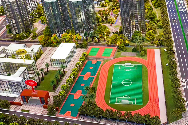 小區(qū)田徑場塑膠跑道