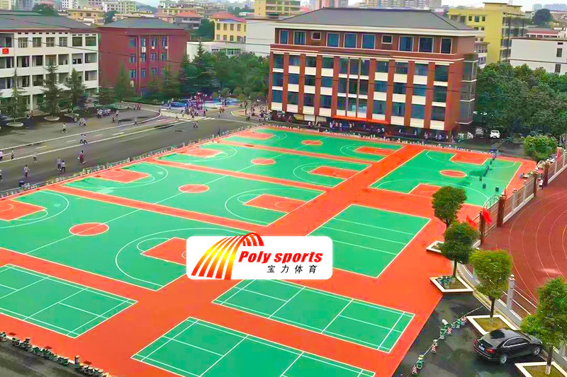 環(huán)保籃球場